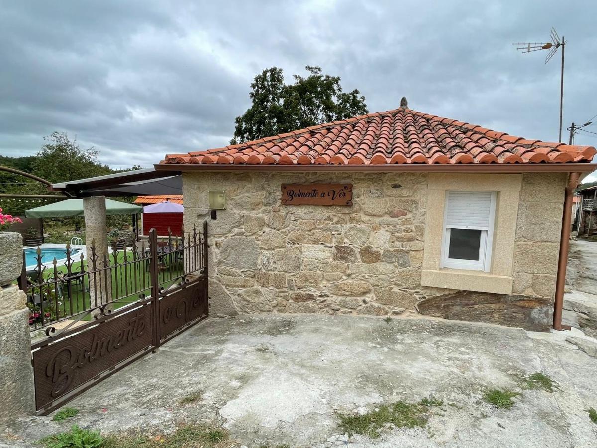Casa Bolmente A Ver En La Ribeira Sacra. Villa Sober Kültér fotó