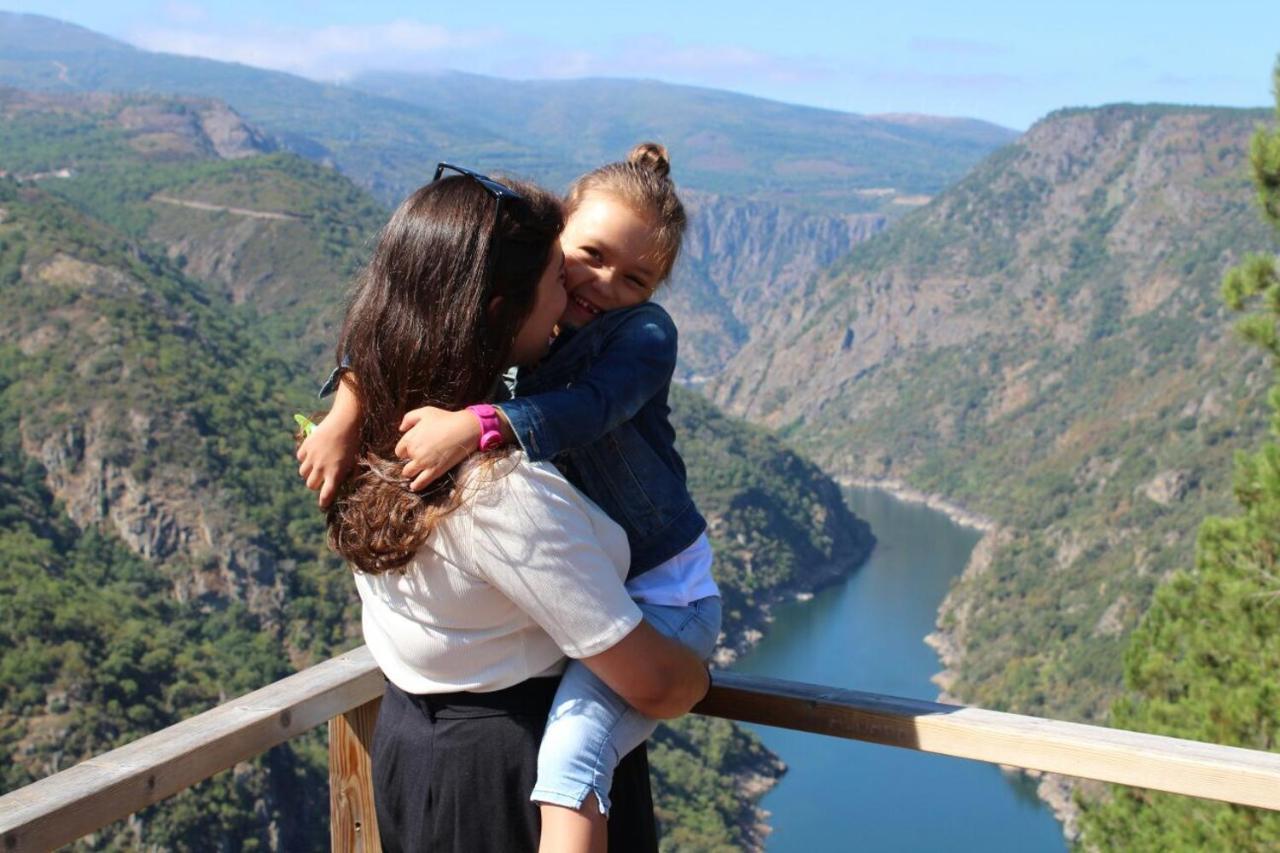 Casa Bolmente A Ver En La Ribeira Sacra. Villa Sober Kültér fotó